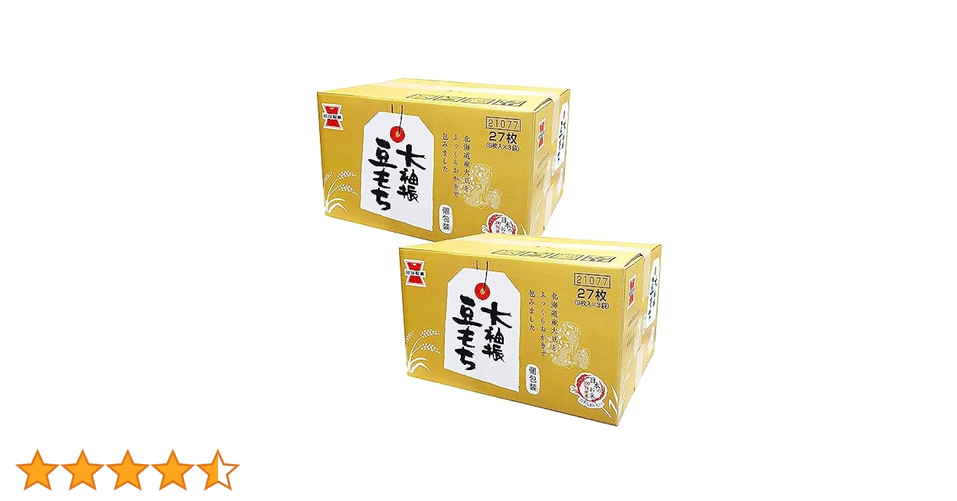 もち OEx岩塚製菓 27枚 箱大袖振豆もち×4個【xrs5】【送料
